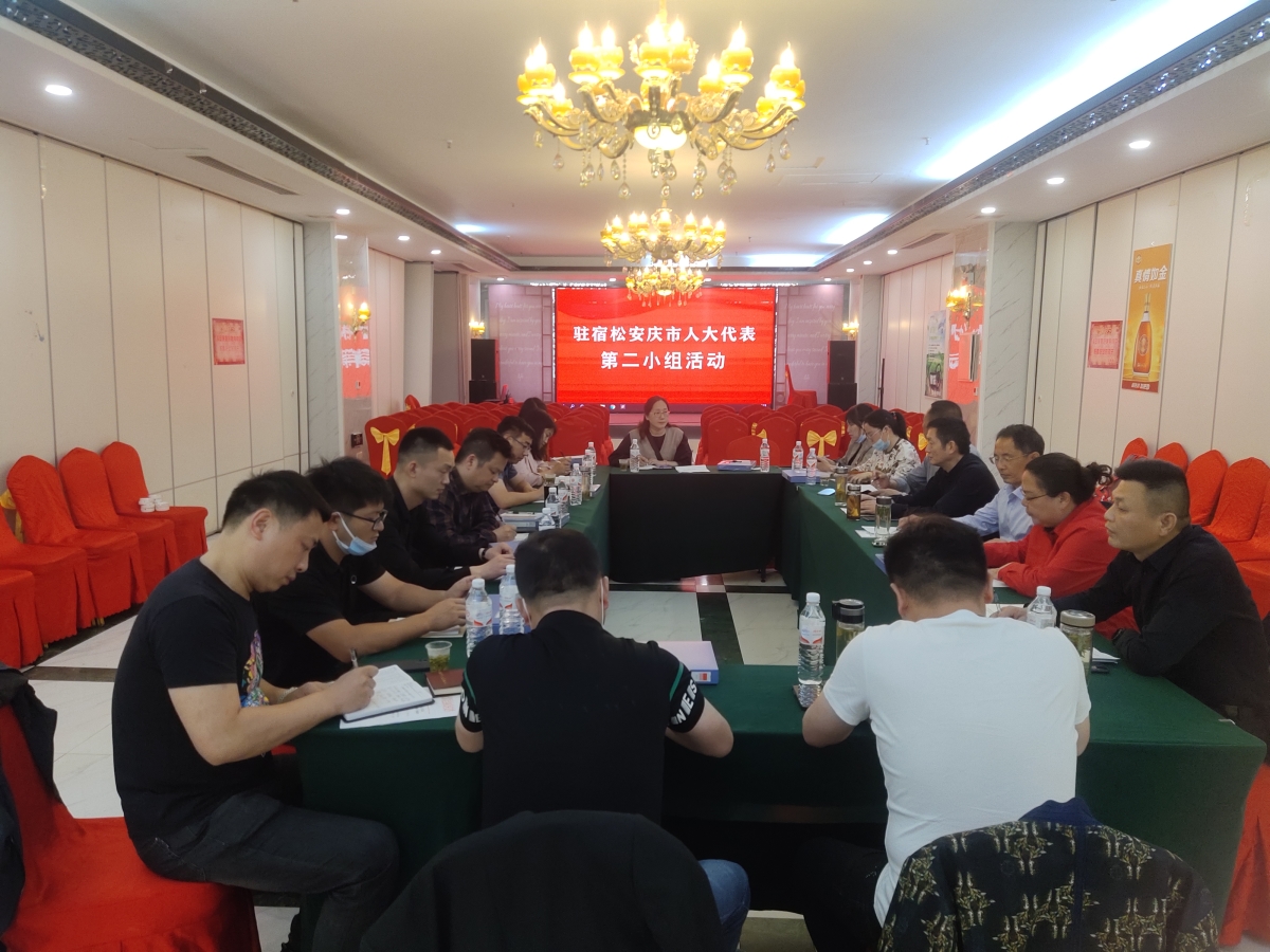 驻县市人大代表第二小组举行小组活动