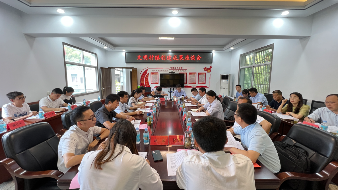 我县召开文明村镇创建成果座谈会