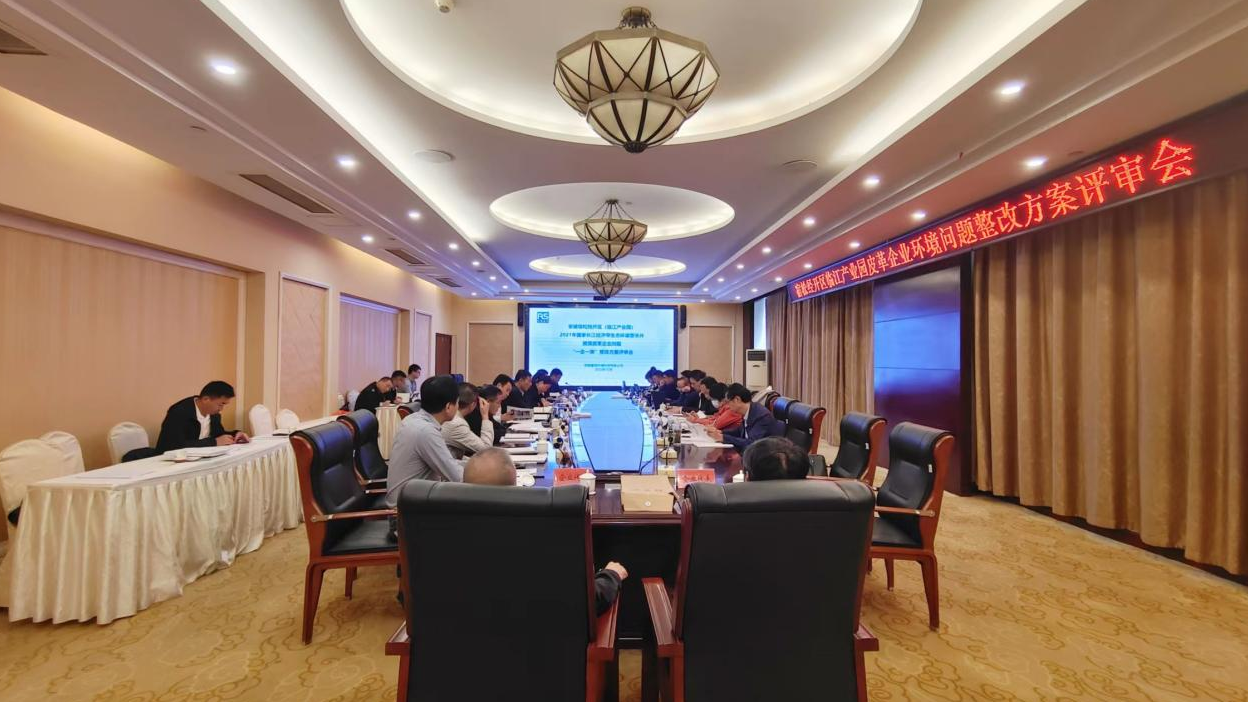 宿松经开区临江产业园皮革企业环境问题整改方案评审会召开 宿松新闻网