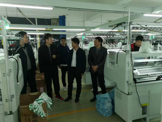 钱香付到楠兴服饰走访