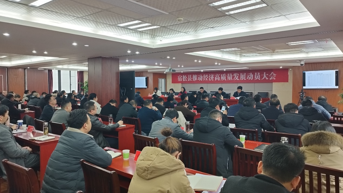 我县召开推动经济高质量发展动员大会
