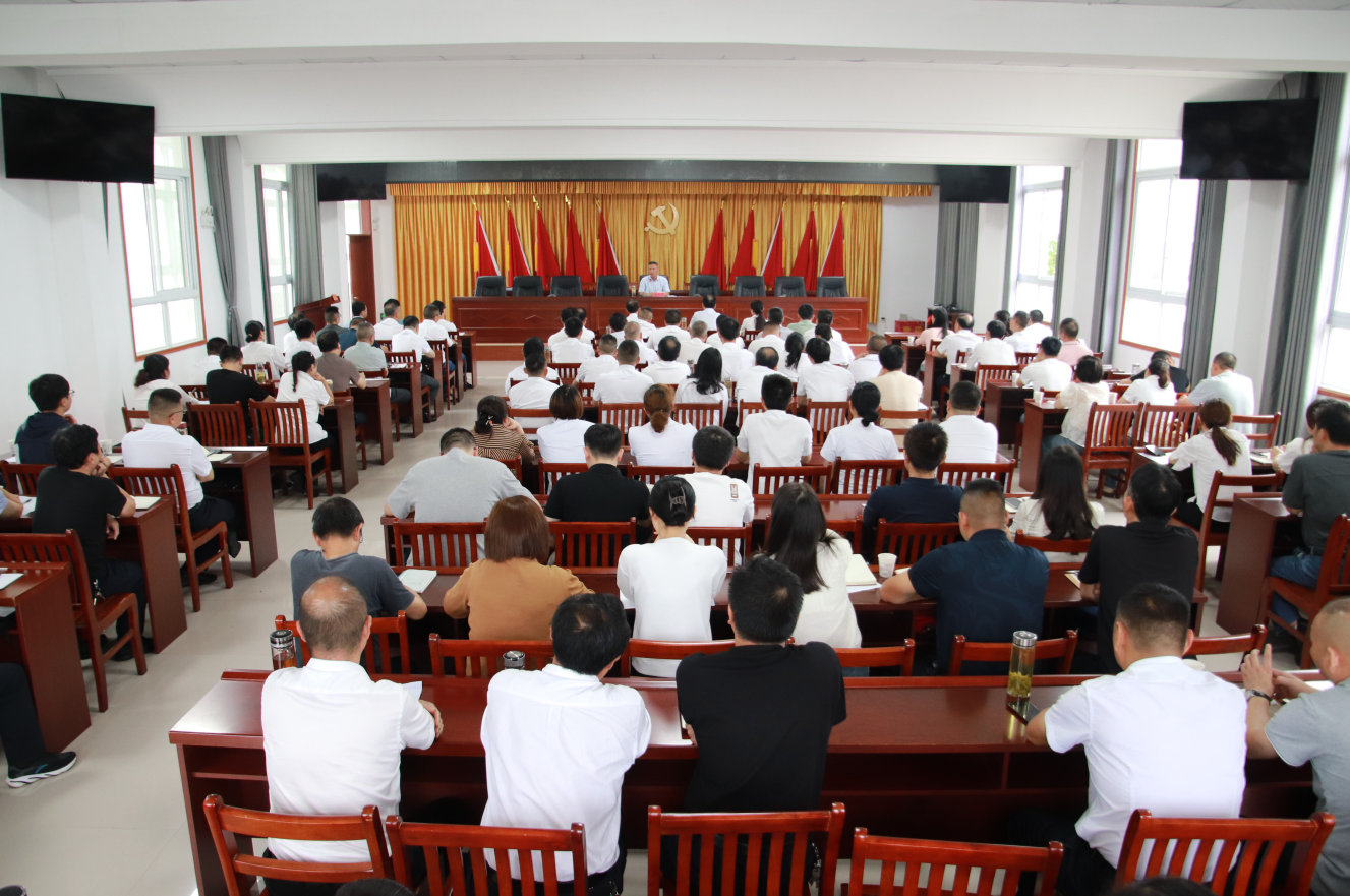 曹晓革到陈汉乡上党课