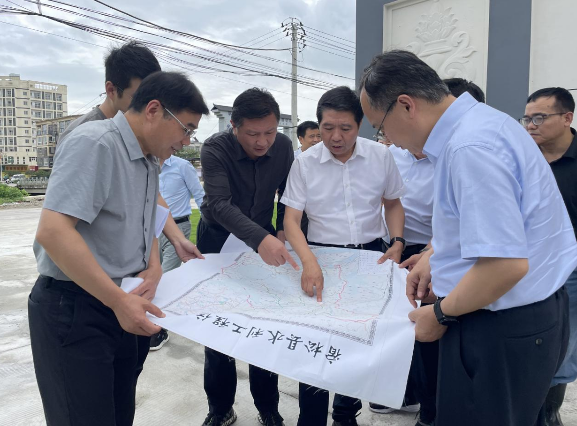 水利部工作组来我县调研指导洪水防御工作