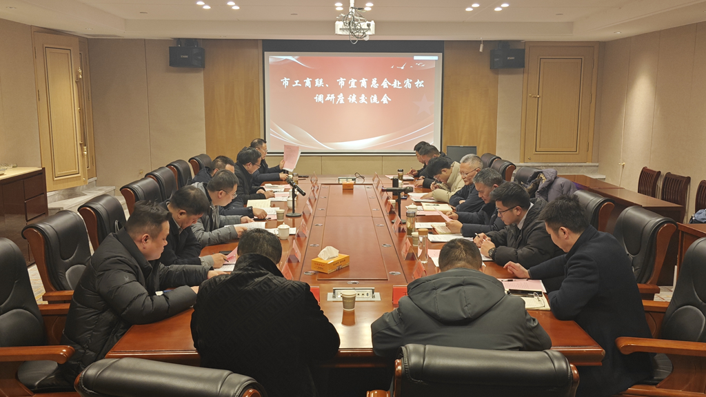 市工商联、市宜商总会到我县召开座谈交流会 宿松新闻网