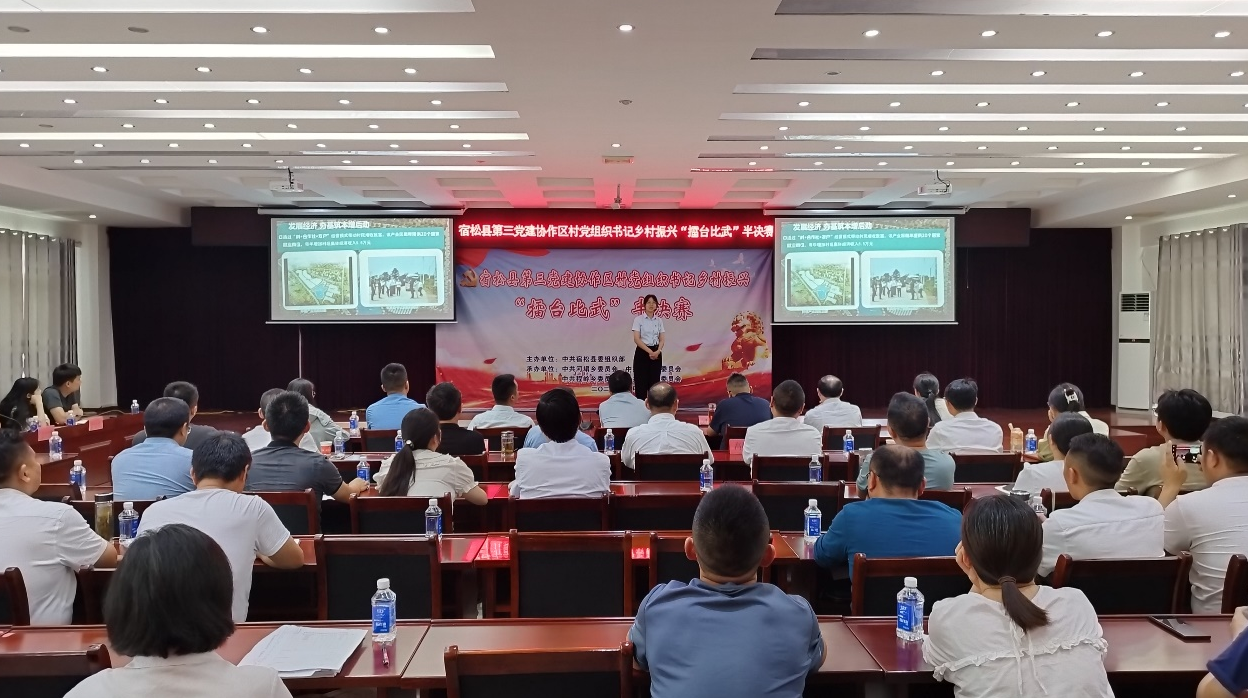 县第三党建协作区村党组织书记乡村振兴“擂台比武”半决赛在长铺镇举办 宿松新闻网