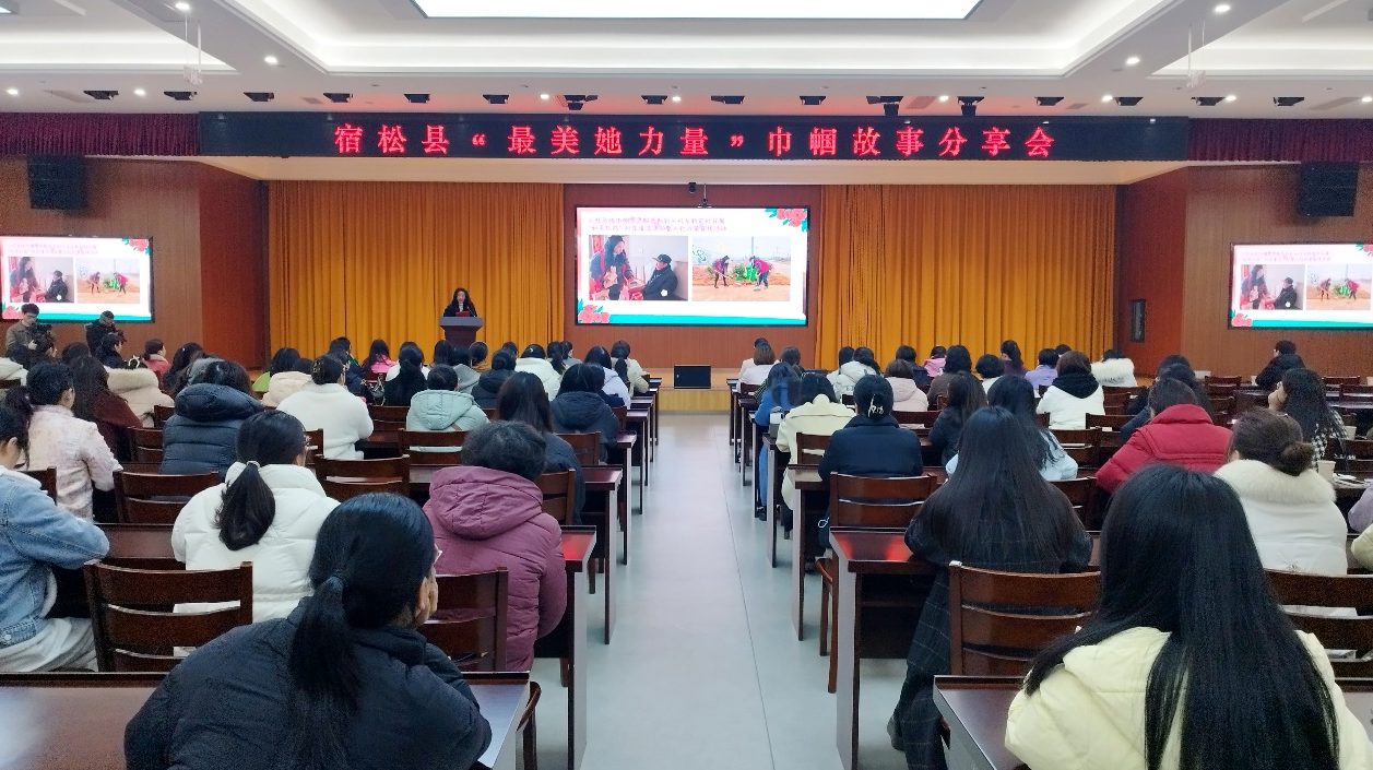 宿松县举办“最美她力量”巾帼故事分享会 宿松新闻网