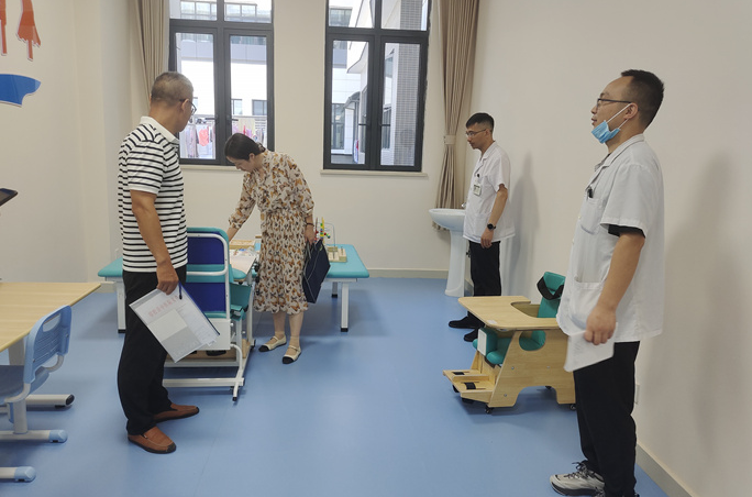 宿松县残联到县中医院开展残疾儿童康复定点机构资质初评 宿松新闻网